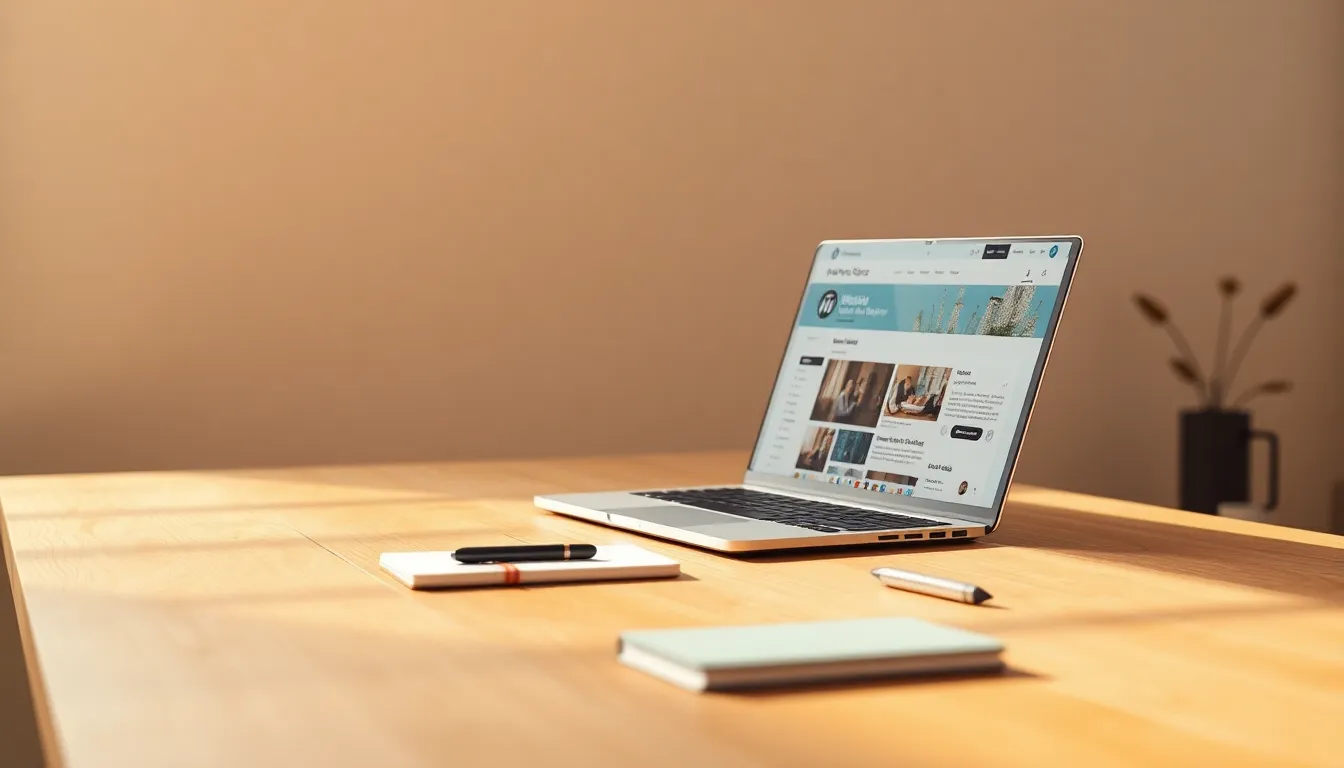 워드프레스 AI 빌더가 웹사이트를 생성하는 모습