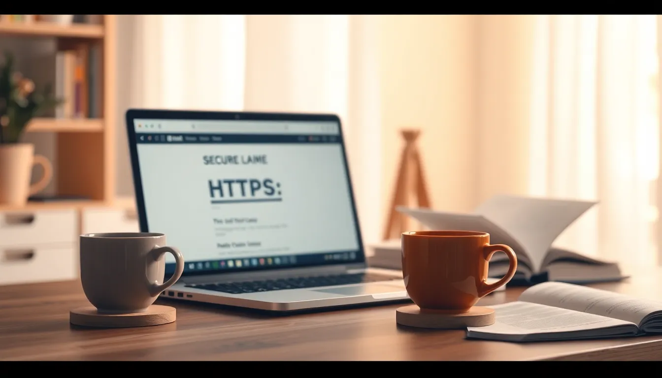 무료 SSL 인증서 설치 후 HTTPS 보안 연결이 완료된 모습