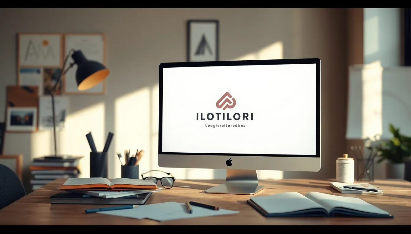 다양한 컬러와 스타일의 로고 디자인 예시