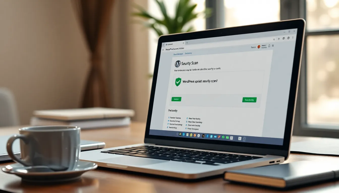 워드프레스 맬웨어 검사 화면 예시