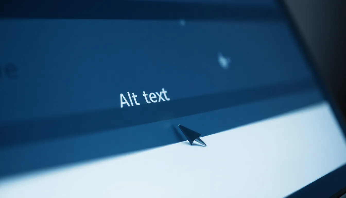 노트북 앞에서 워드프레스 alt 속성 최적화 방법을 고민하는 블로거