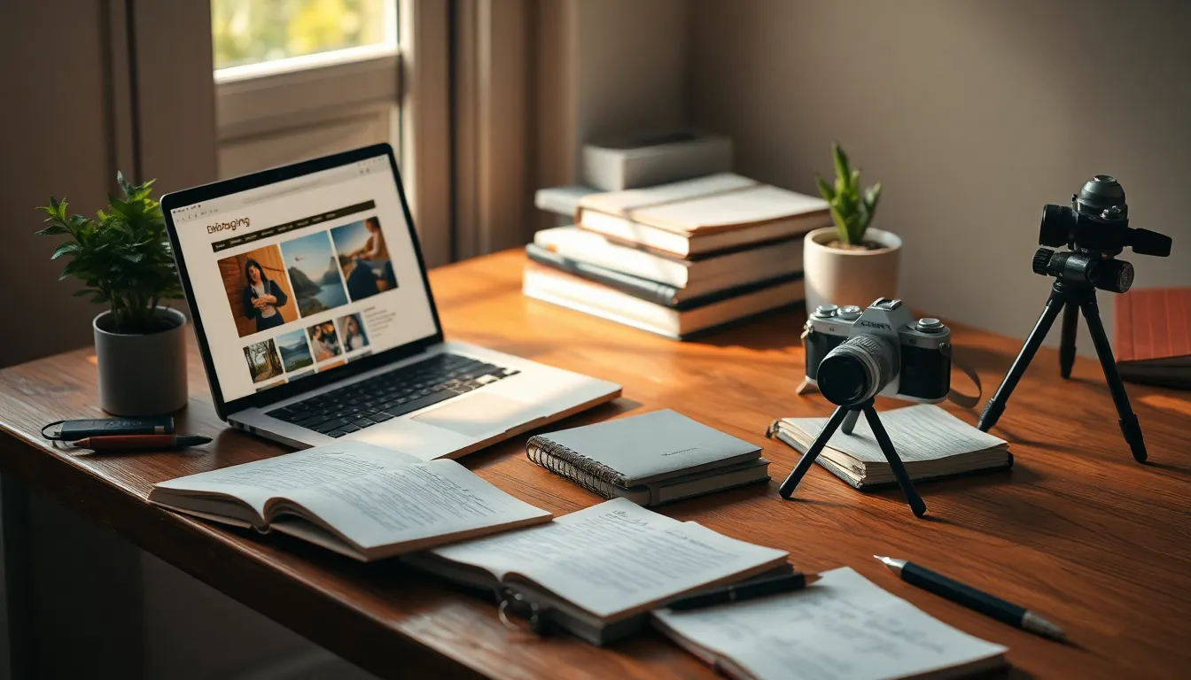 블로그 콘텐츠 전략: 텍스트와 이미지의 효과적인 결합으로 방문자를 늘리는 모습