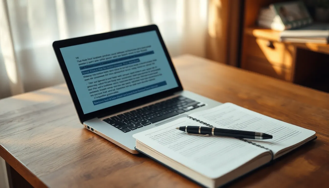 AI 글쓰기 결과물을 검토하는 모습