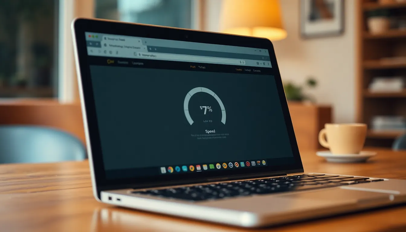 웹사이트 속도와 사용자 경험을 나타내는 차트 이미지