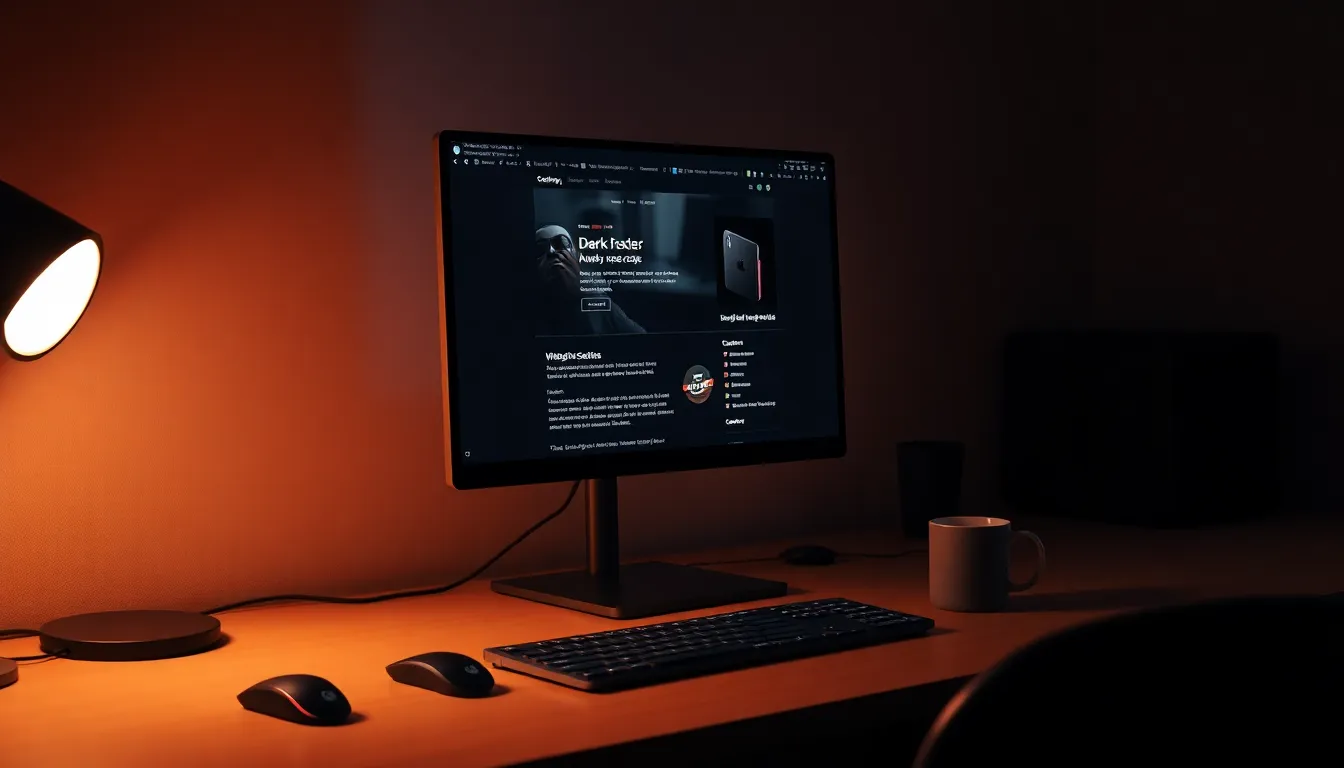 워드프레스 다크모드 적용 웹사이트 이미지