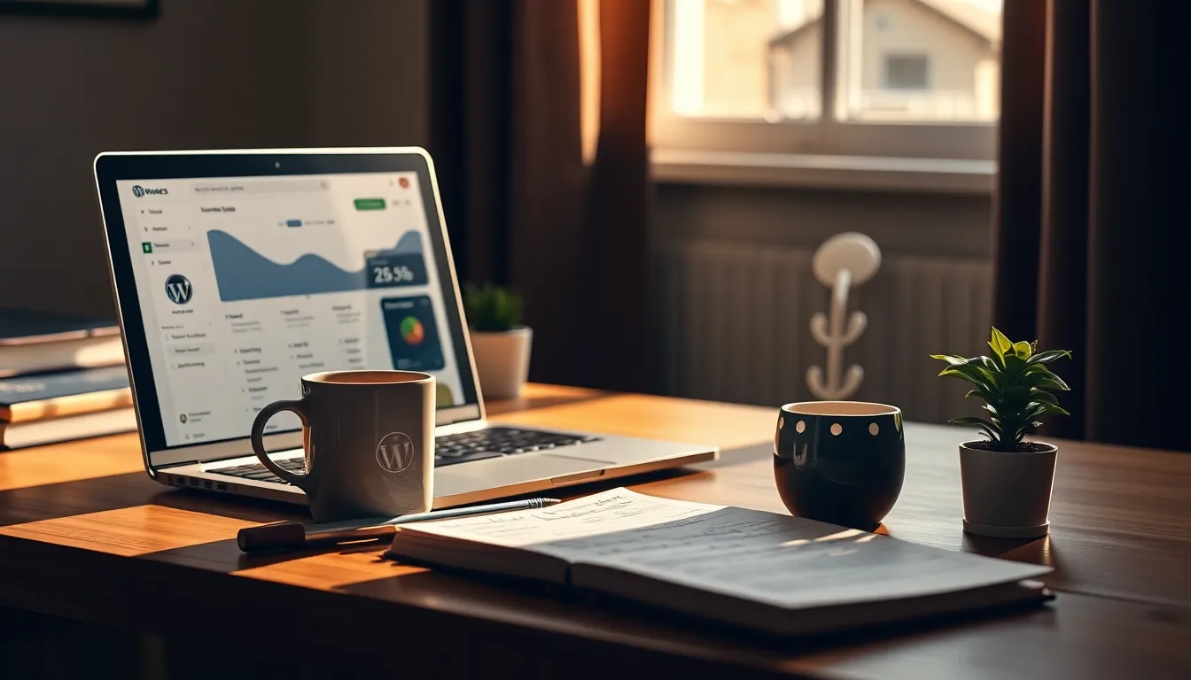 워드프레스 수익 정체기를 극복하기 위한 다양한 도구와 전략을 보여주는 이미지