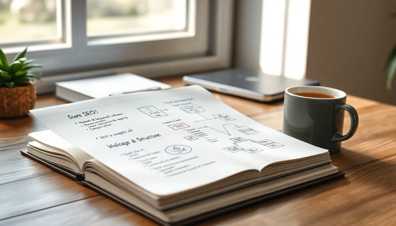 블로그 콘텐츠 전략 수립 회의 모습