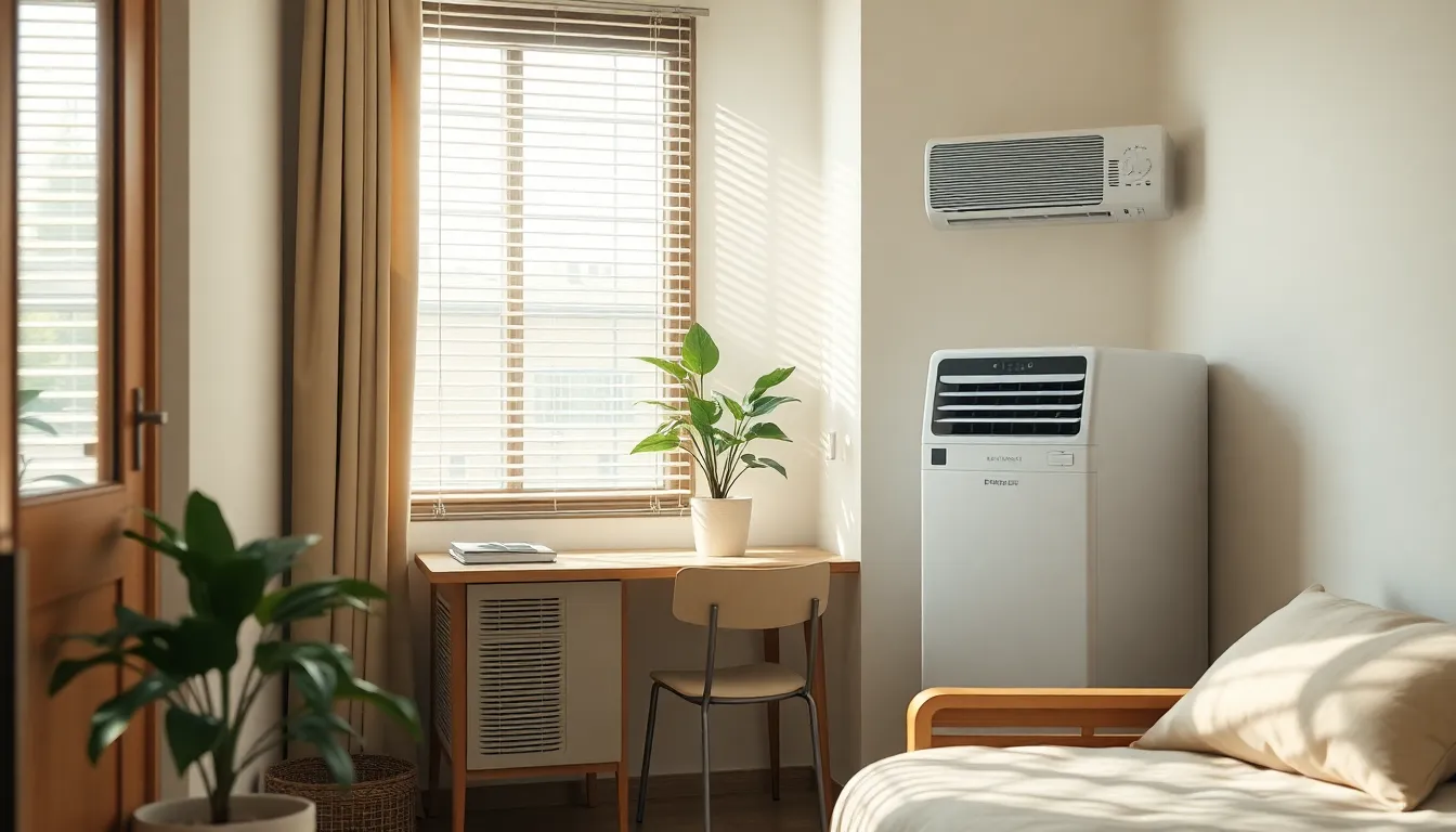 원룸 자취방 에어컨 설치 예시