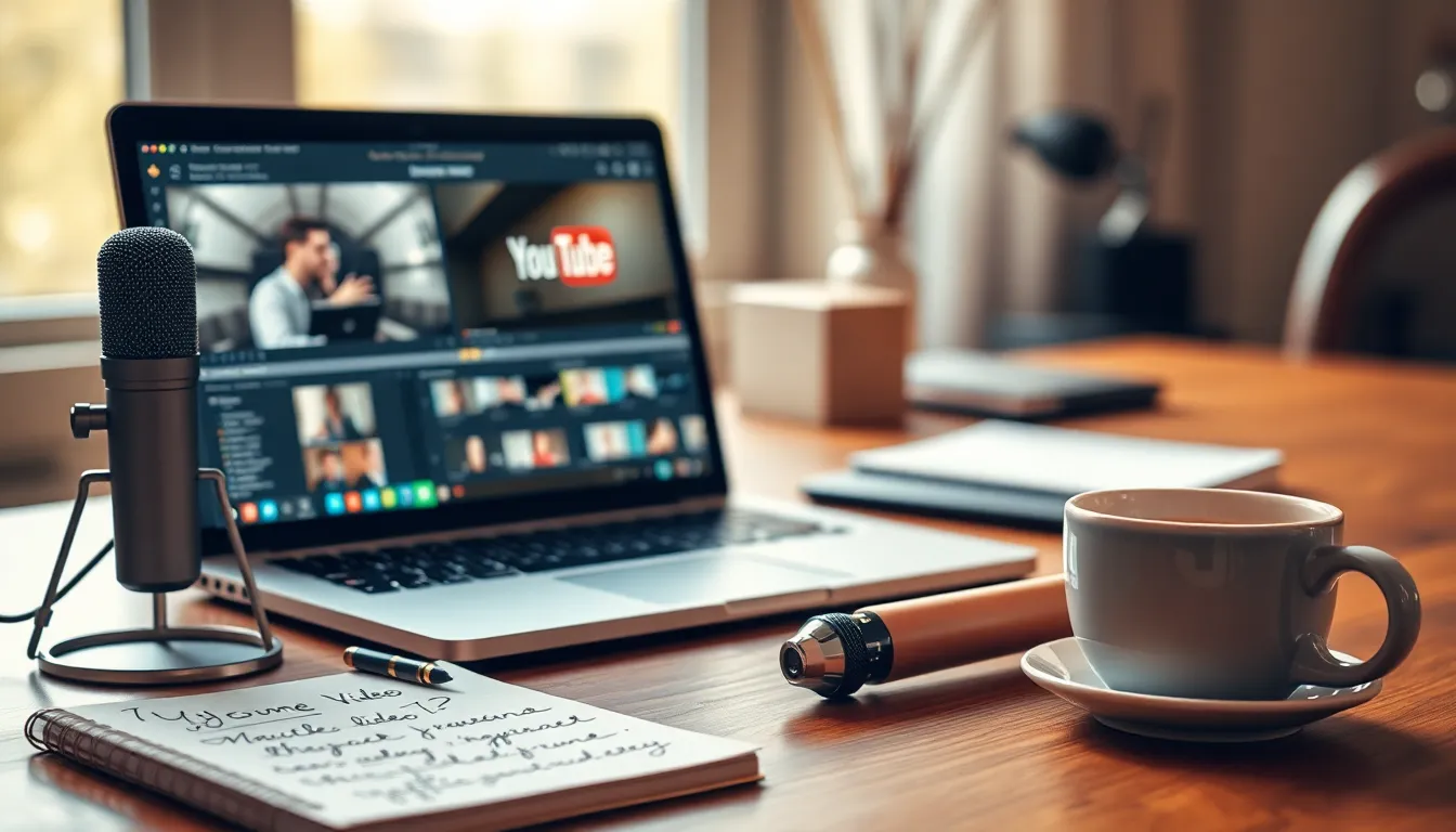 유튜브 채널 설정 화면 예시