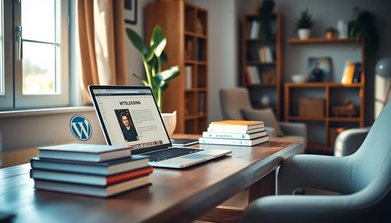 워드프레스 블로그 대시보드 예시 이미지