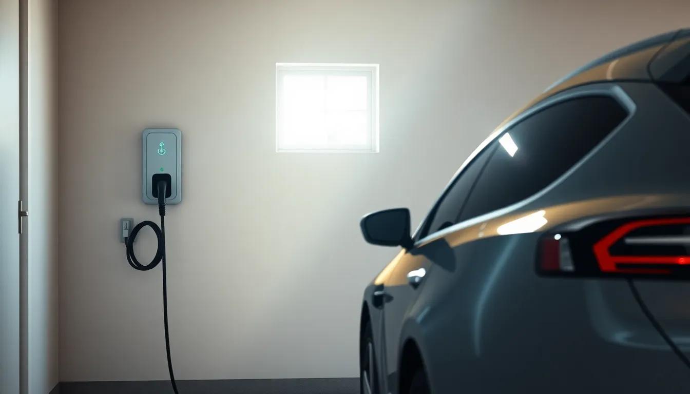 스마트 전기차 충전 이미지