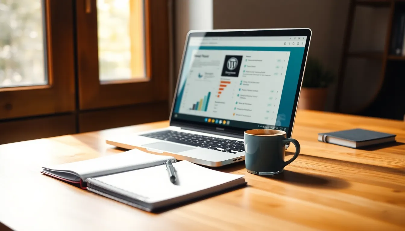 워드프레스 대시보드 예시