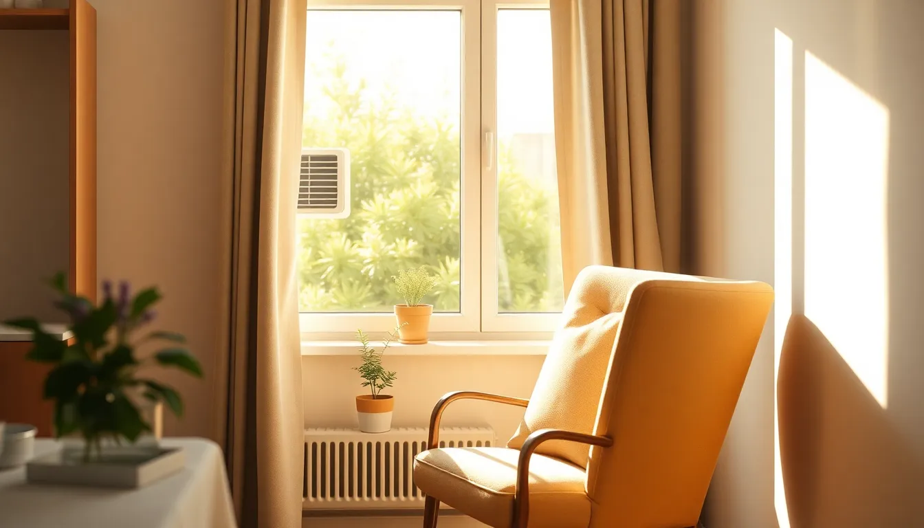 시원한 에어컨이 설치된 원룸